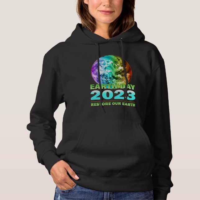Sudadera Eco Friendly Clothing for Earth Day 2023 Anniversa (Anverso)