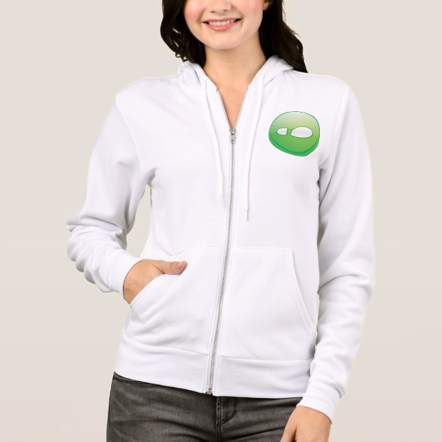 Sudadera Eco-Friendly Green Footprint Icon (Anverso)
