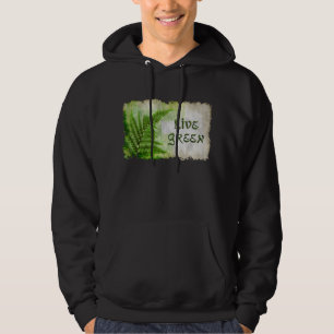 Sudadera Eco Friendly "Live Green" Enviro Art Eco Hoodie