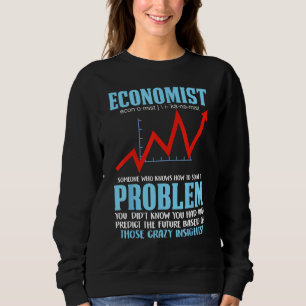Sudadera Economía divertida en definición de economista div