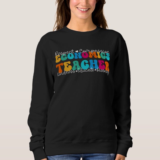 Sudadera Economics Teacher Appreciation Week Back to School (Anverso)