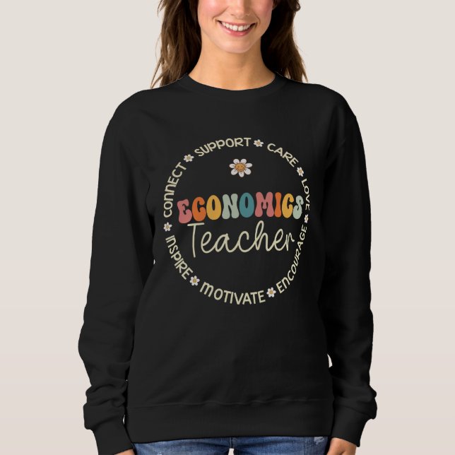 Sudadera Economics Teacher Appreciation Week Back to School (Anverso)