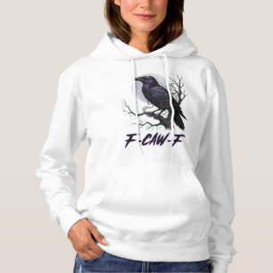 Sudadera Ecos de la noche: "F-CAW-F" Mystic Raven Crop