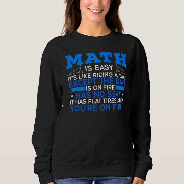 Sudadera Ecuación S de números álgebra matemática geek (Anverso)