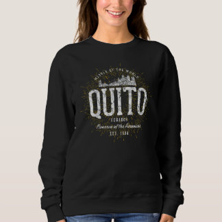 Sudadera Ecuador Antiguo Quito Retro