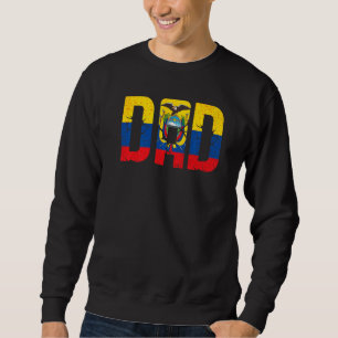 Sudadera Ecuador: Día del Padre con bandera ecuatoriana