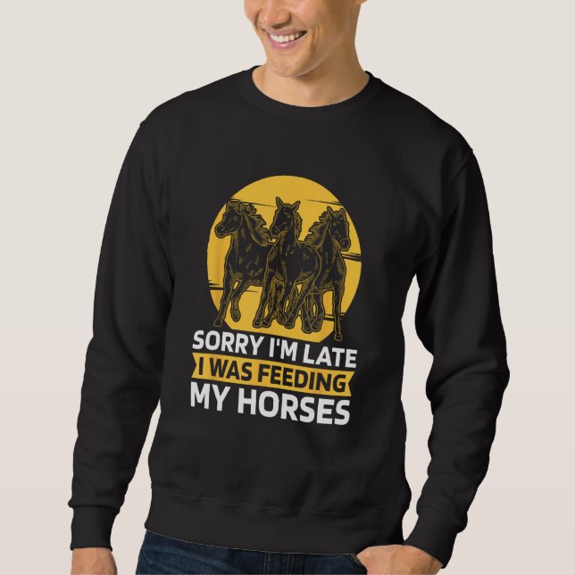 Sudadera Ecuestre Cool  Cabalgata A Caballo (Anverso)