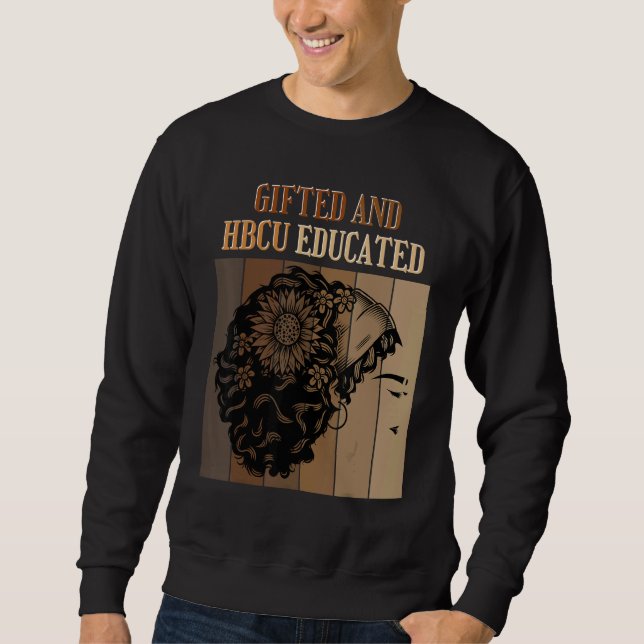 Sudadera ed And HBCU Educated Historical Black Colleges (Anverso)