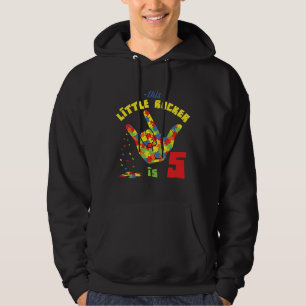 Sudadera Edad de Rocker 5 Nacimiento Rompecabezas Autismo C