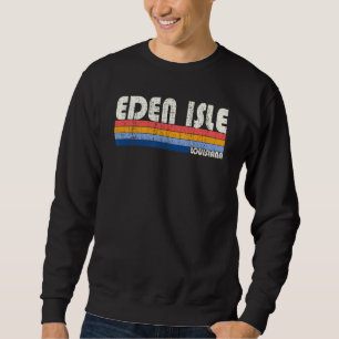 Sudadera Eden Isle Louisiana, estilo retro vintage de los a