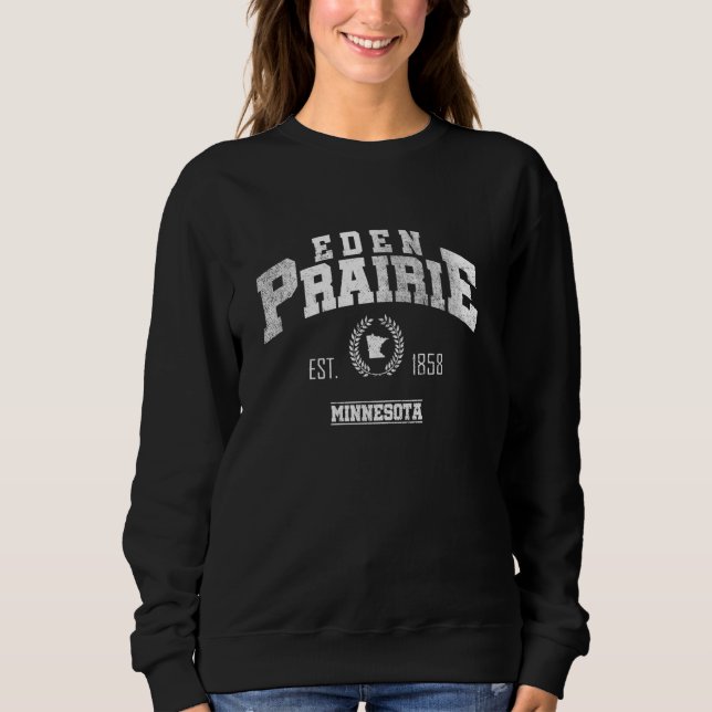 Sudadera Eden Prairie MN Minnesota Vintage Throwback (Anverso)