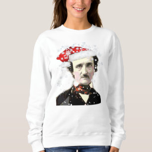 Sudadera Edgar Allan Poe Navidades Gorra Snowflake T-Shirt