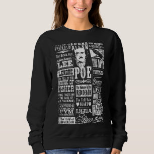 Sudadera Edgar Allan Poe Poems cita literatura ravada