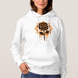 Sudadera Edgy Dripping Rose Artwork