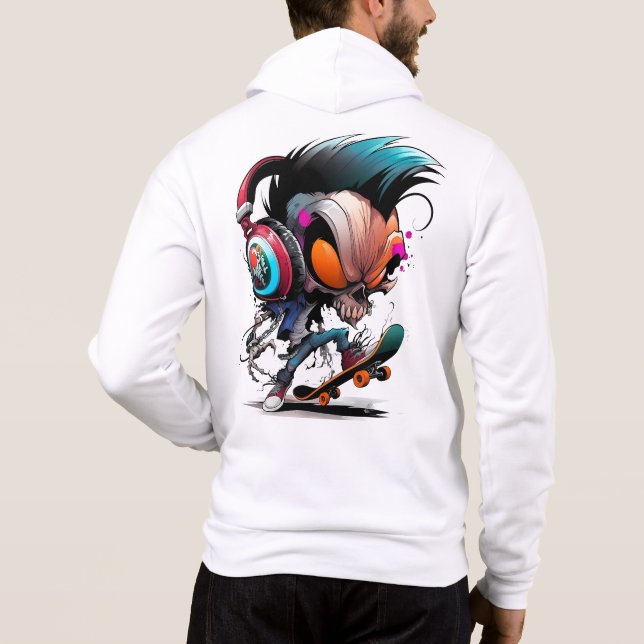 Sudadera Edgy Skater Hoodie (Reverso)