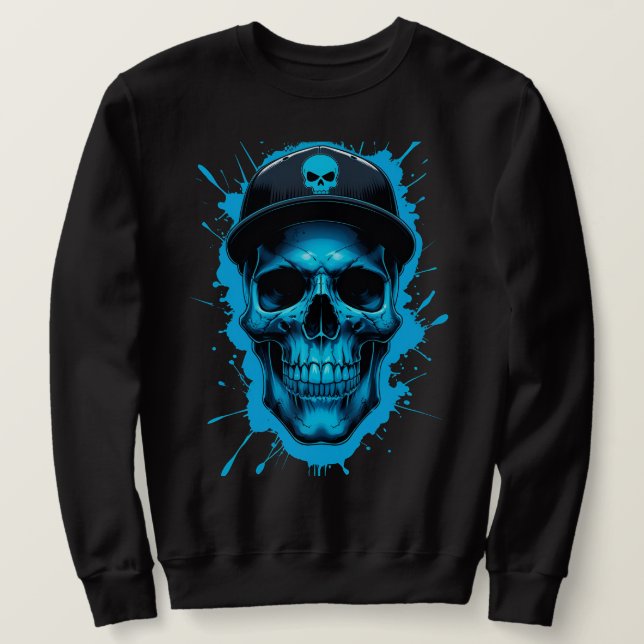 Sudadera Edgy Urban Streetwear Design with Drip Splash Art  (Anverso del diseño)