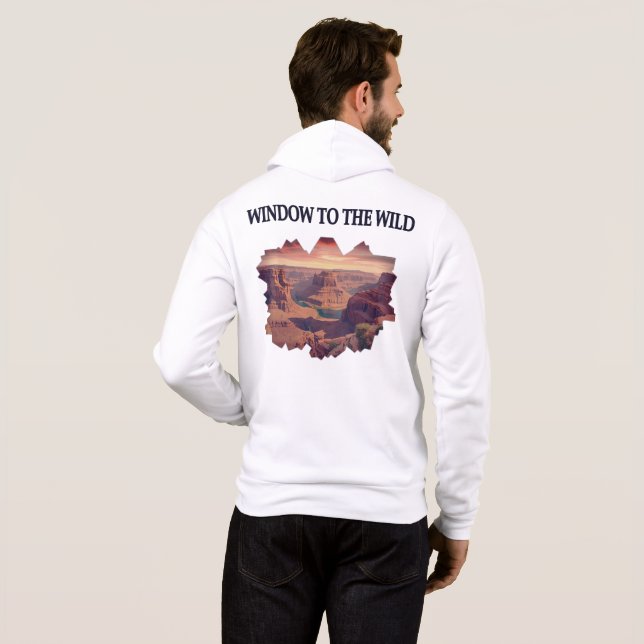 Sudadera Edición Abstract Wilderness Streetwear. (Reverso completo)