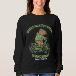 Sudadera Edición de prueba del monitor de caos de capibara