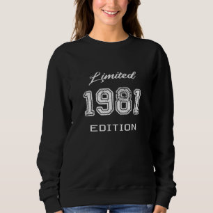 Sudadera Edición limitada de 1981 - Magnífico regalo de c
