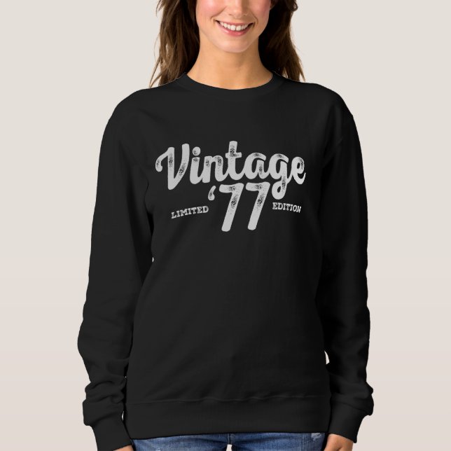 Sudadera Edición limitada de Vintage 1977 (Anverso)