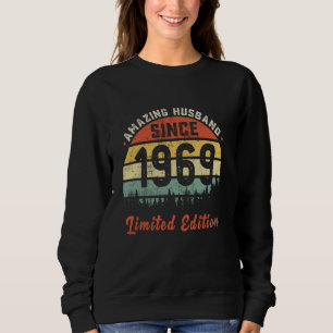 Sudadera Edición Limitada Marido Increíble 1969 aniversario