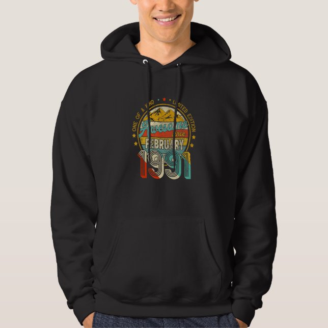 Sudadera Edición Limitada Única Increíble Desde Febrero (Anverso)