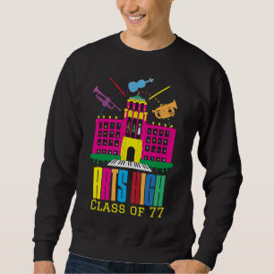 Sudadera Edificio creativo de la escuela secundaria de arte