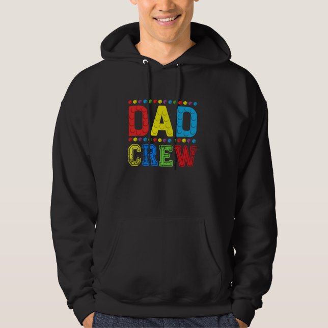 Sudadera Edificio de la tripulación de papá Bloques Master  (Anverso)
