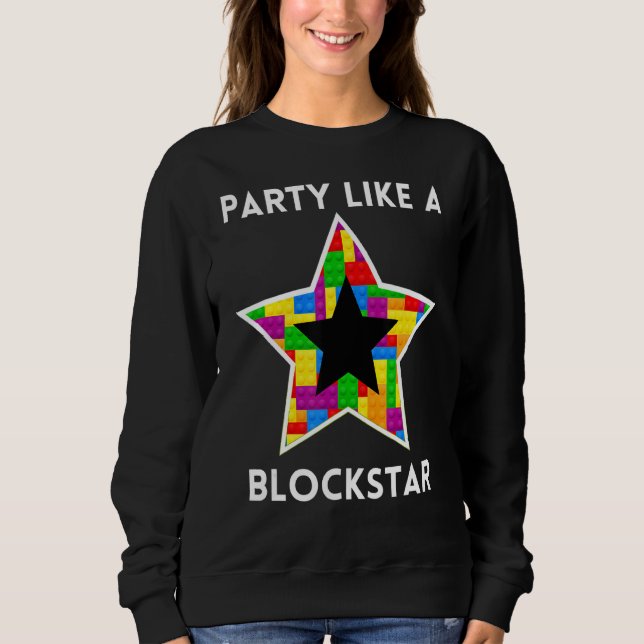 Sudadera Edificio Rockstar Master Builder Bloques De Ladril (Anverso)