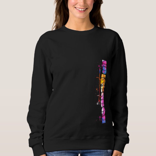 Sudadera Edimburgo Lettering Watercolor Edinburgh (Anverso)