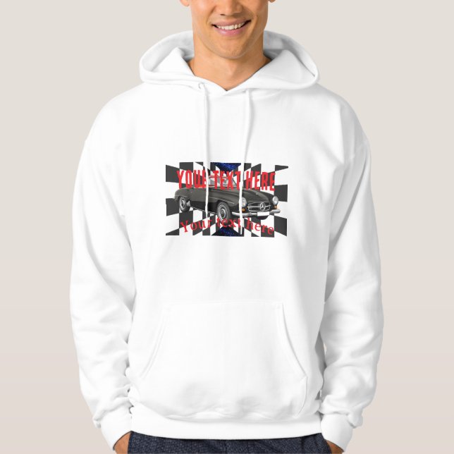 Sudadera editable de coche (Anverso)