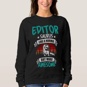 Sudadera Editor Saurus Like Rex Dinosaur Normal