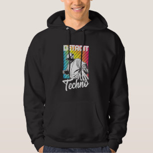 Sudadera Edm Dj, jugador del festival de música Detroit Tec