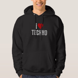 Sudadera Edm Fiesta Festival Clothing I Love Techno