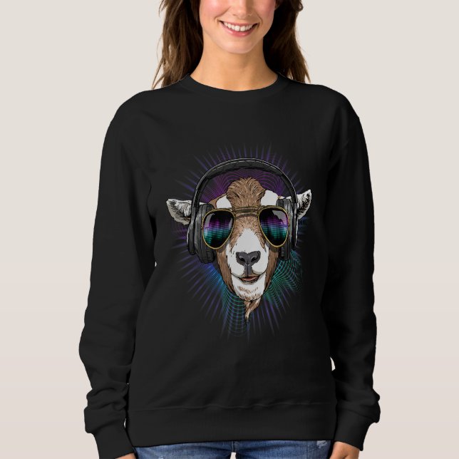 Sudadera EDM House Music DJs Goat Music  Music Artist Farme (Anverso)