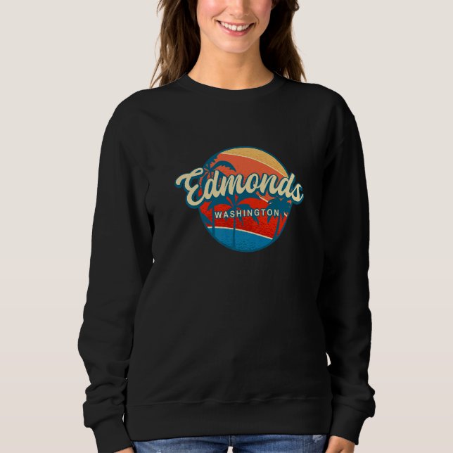 Sudadera Edmonds Washington Summer Wa Tropical Ue (Anverso)