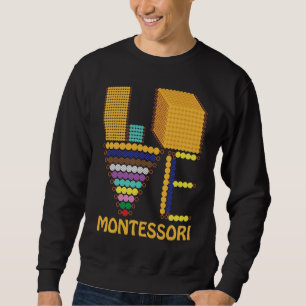Sudadera Educación de maestros Montessori de amor vuelve a