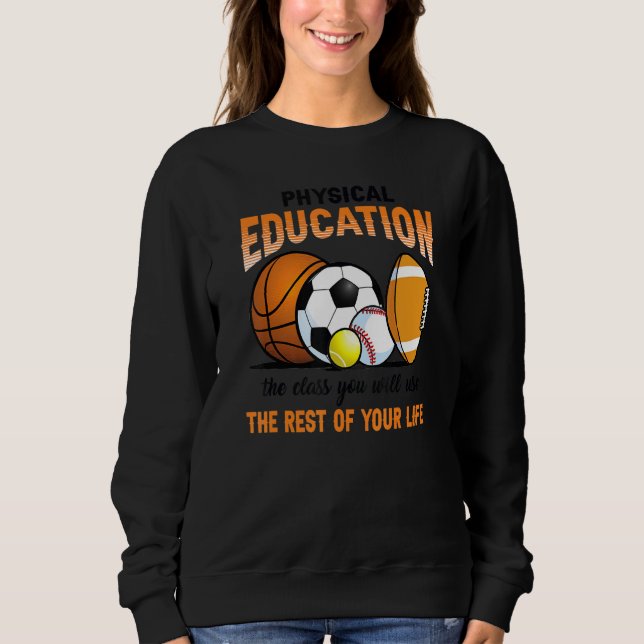 Sudadera Educación Física El Resto De Tu Vida (Anverso)