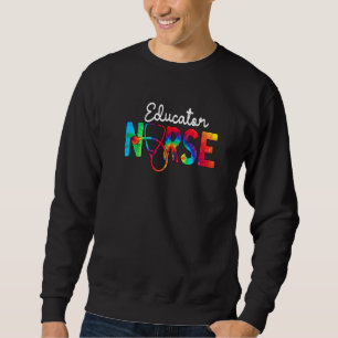 Sudadera Educador Enfermero Escuadrón Watercol Amor Stethos