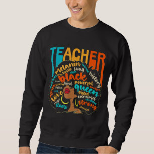 Sudadera Educador negro educador magia África Orgullosa his