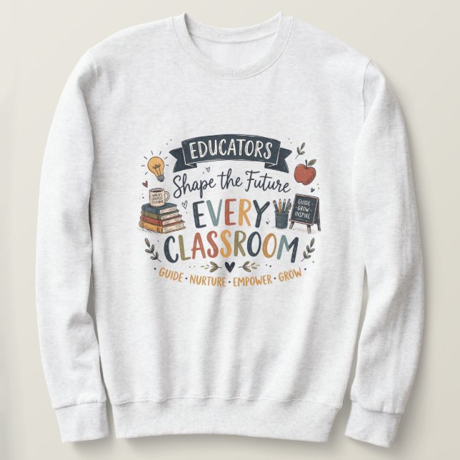 Sudadera Educadores Forman el Futuro (Anverso del diseño)