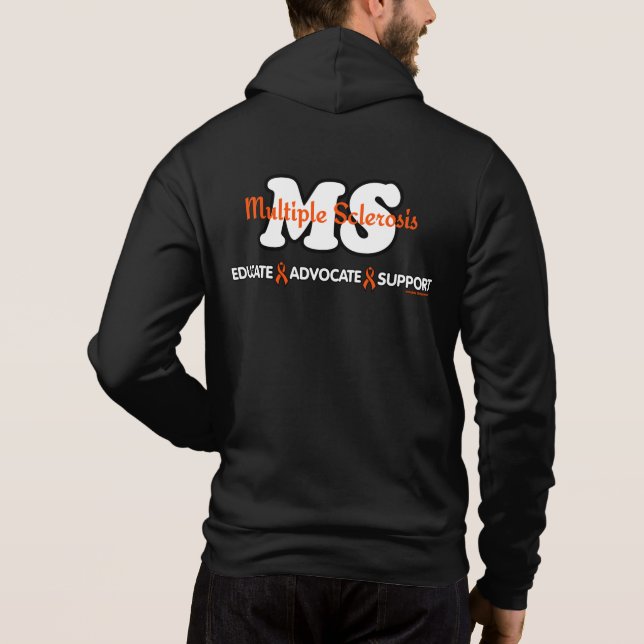Sudadera Educar para el apoyo a los defensores...MS (Reverso)