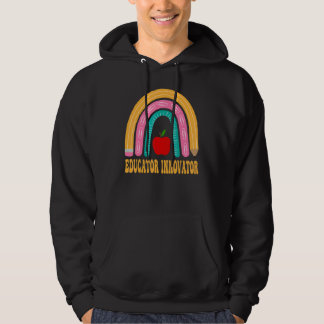 Sudadera Educator Innovator Rainbow Cute Back To School App