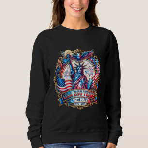 Sudadera EE. UU. 250 años 4 de julio 1776-2026
