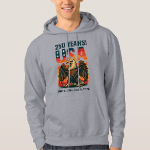 Sudadera EE. UU. 250 años - Águila calva patriótica 4 de ju
