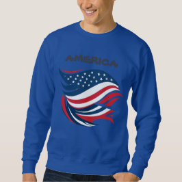 SUDADERA EE.UU. AMERCA FLAG SWEATSHIRT