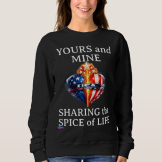 Sudadera EE. UU. tuyo y mío