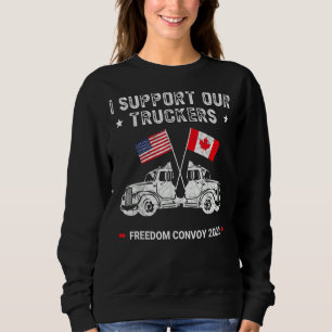 Sudadera EE.UU. y Canadá Apoyan a Nuestros Camioneros 2022!