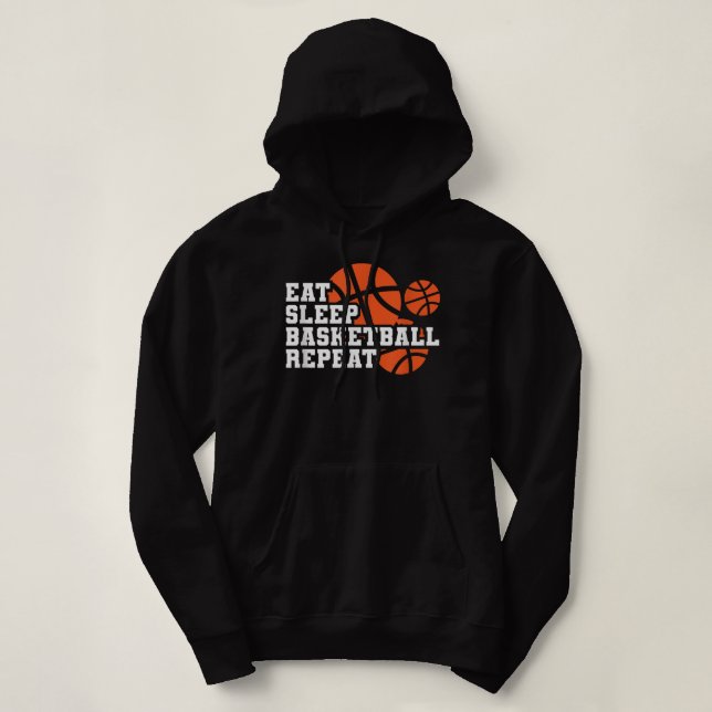 Sudadera Eee Sleep Basketball Repetir jugador de baloncesto (Diseño del anverso)