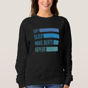Sudadera Eee Sleep Make Beats Deejay Dj Music Techno Sound
